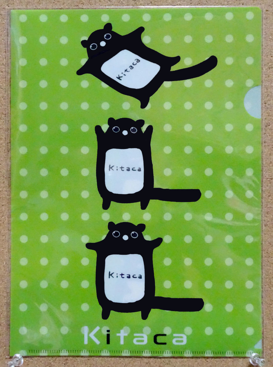 JR北海道 Kitaca エゾモモンガ 鉄道ICカード クリアファイル