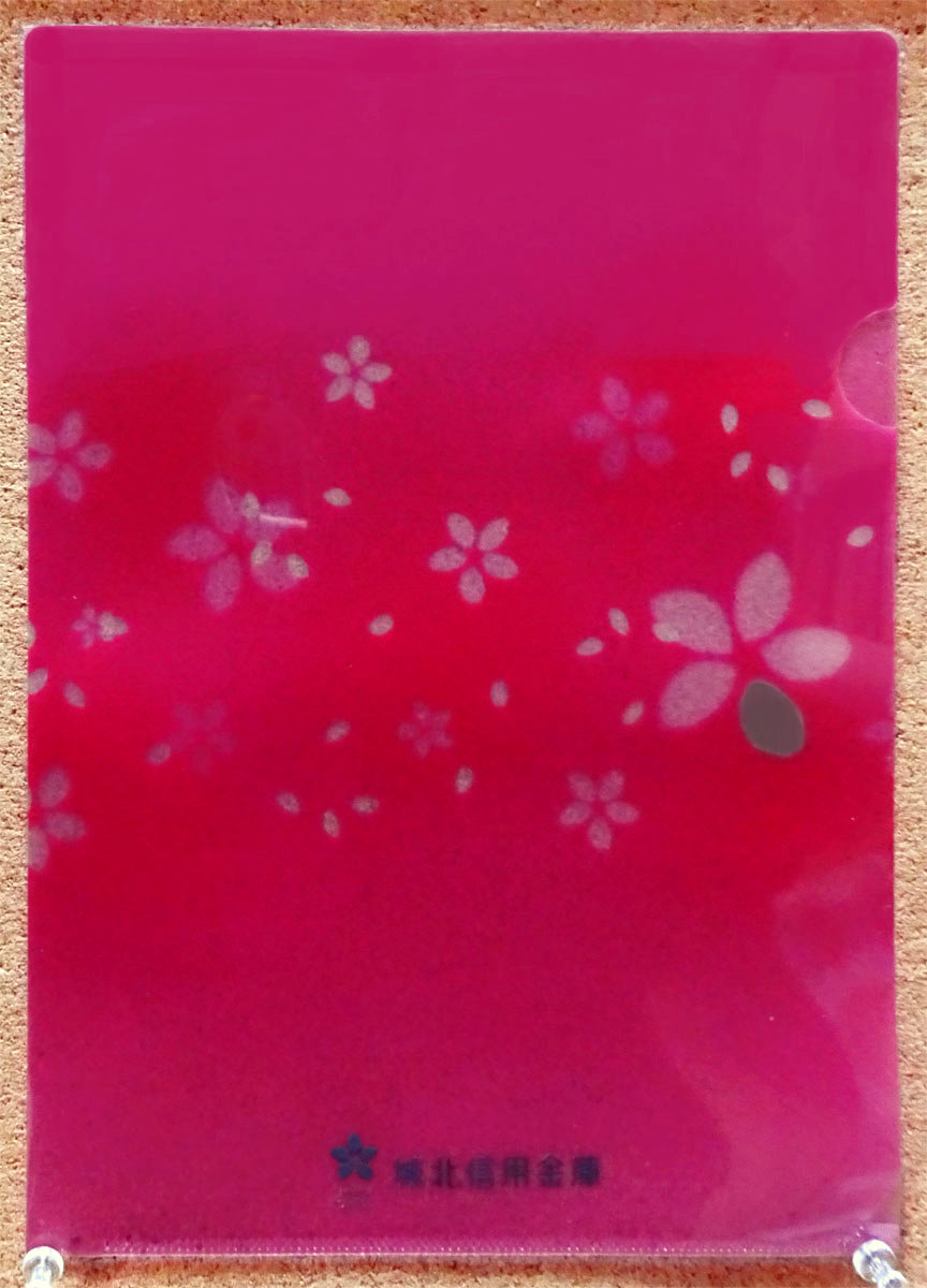 城北信用金庫 クリアファイル 練馬区