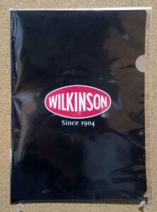 アサヒ飲料 ウィルキンソン タンサン WILKINSON クリアファイル ロゴ