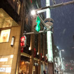 東京大雪 2018年1月 日本橋