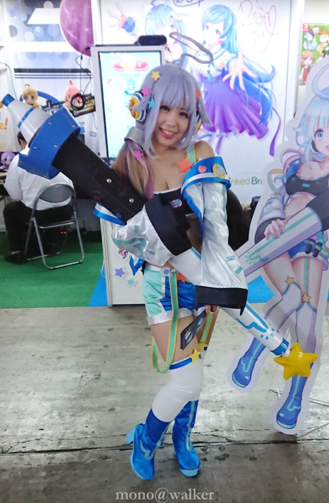 東京ゲームショウ2019 幕張メッセ CESA ゲームイベント 会場風景 コスプレ コンパニオン