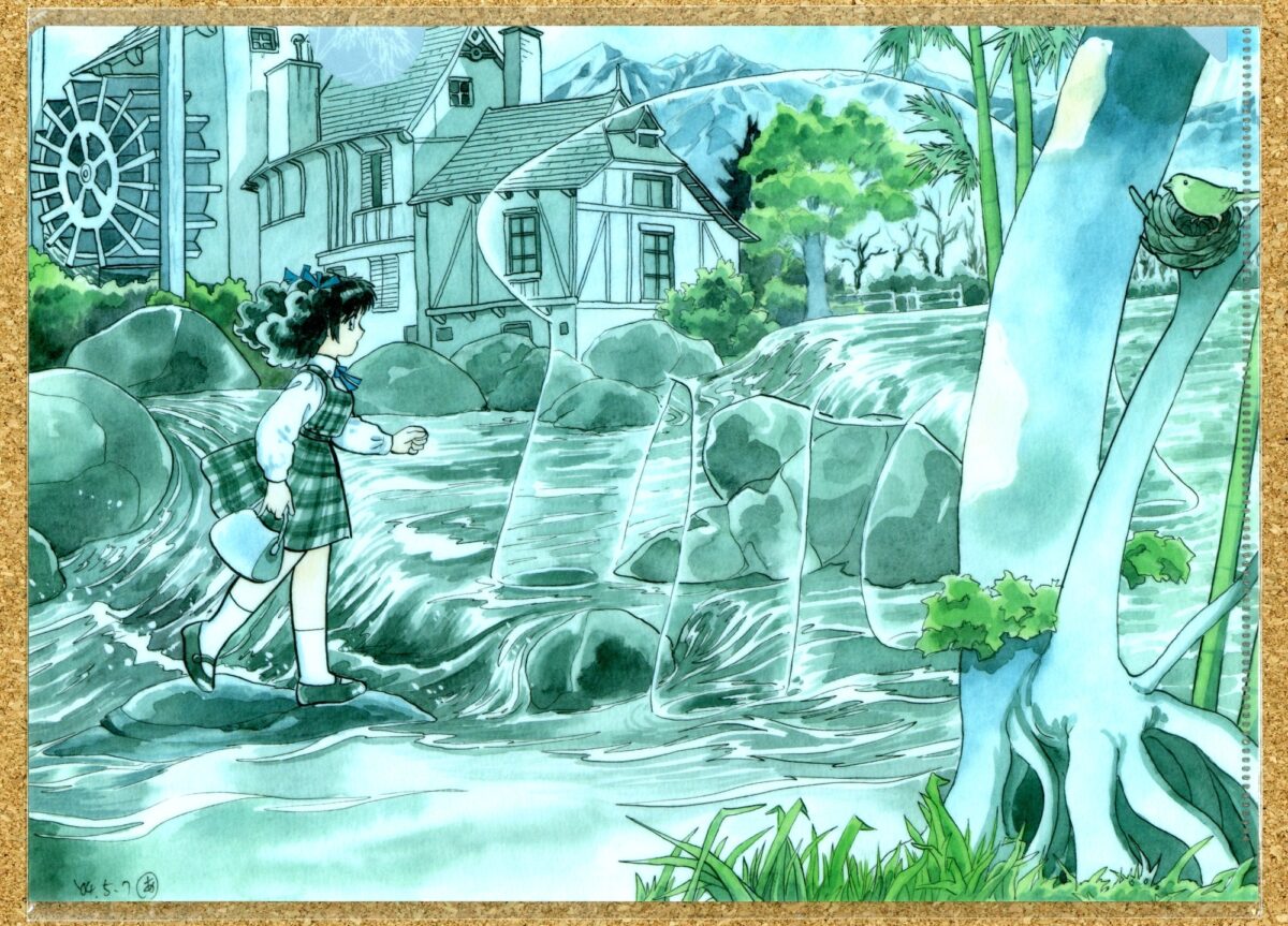 デビュー45周年記念 吾妻ひでお原画展 西武池袋本店 西武ギャラリー クリアファイル 河に棲む物表