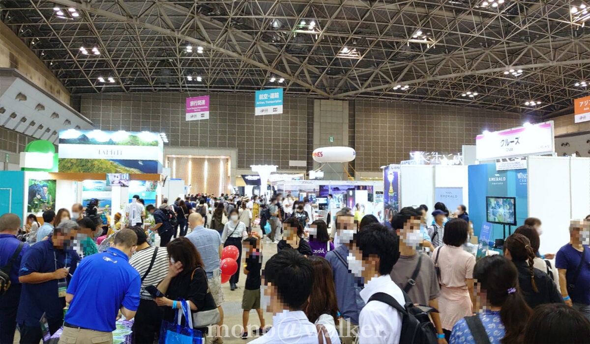 ツーリズムEXPOジャパン2022 東京ビッグサイト 東展示棟 旅の祭典 日本観光振興協会 JATA 日本旅行業協会 JNTO 日本政府観光局 会場ブース