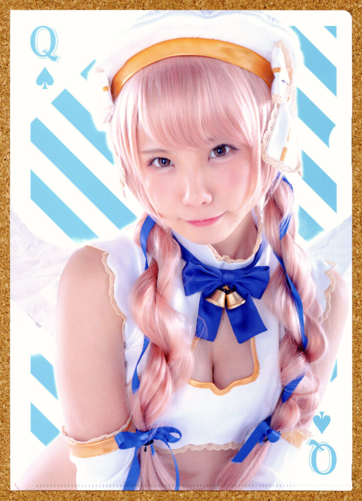 ハイパーブラックジャック パチスロ 7枚セットHappyBlackJack えなこ 試打会 参加特典 クリアファイル Queen