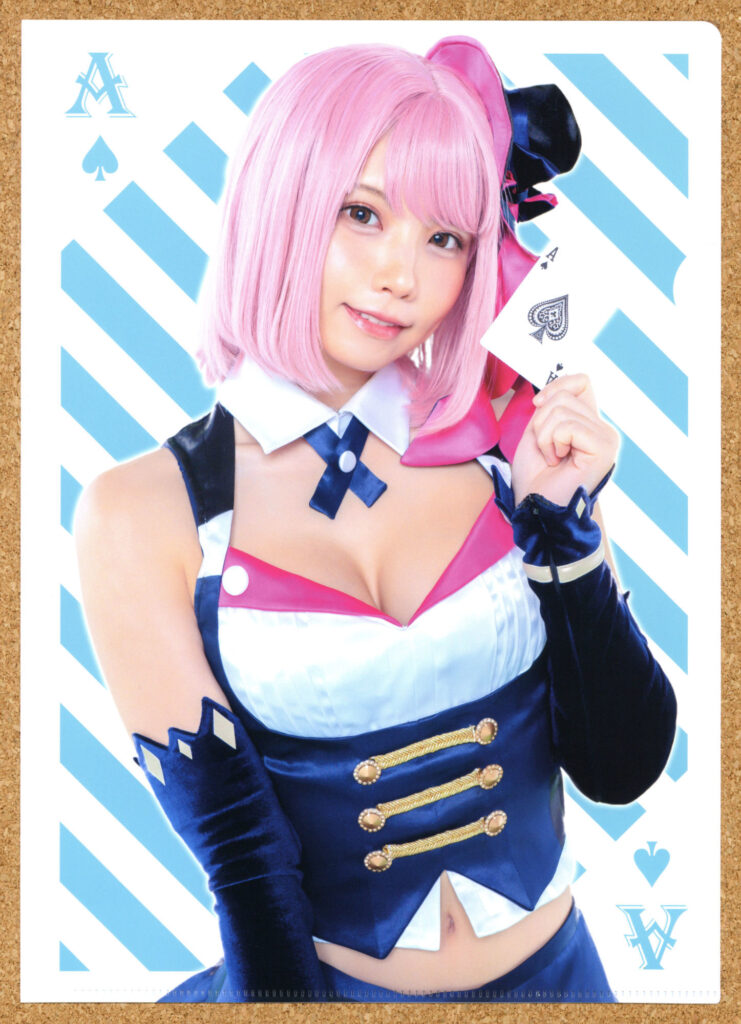 ハイパーブラックジャック パチスロ 7枚セットHappyBlackJack えなこ 試打会 参加特典 クリアファイル Ace