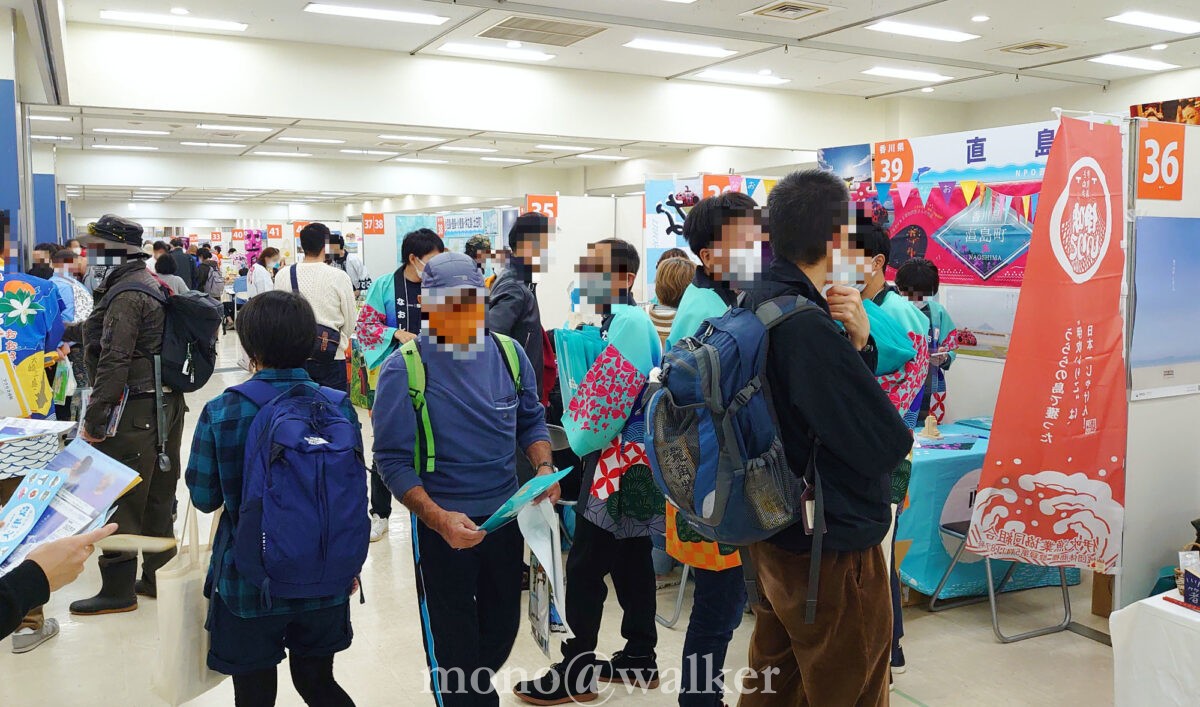 直島 アイランダー2022 香川県 会場ブース 草間彌生