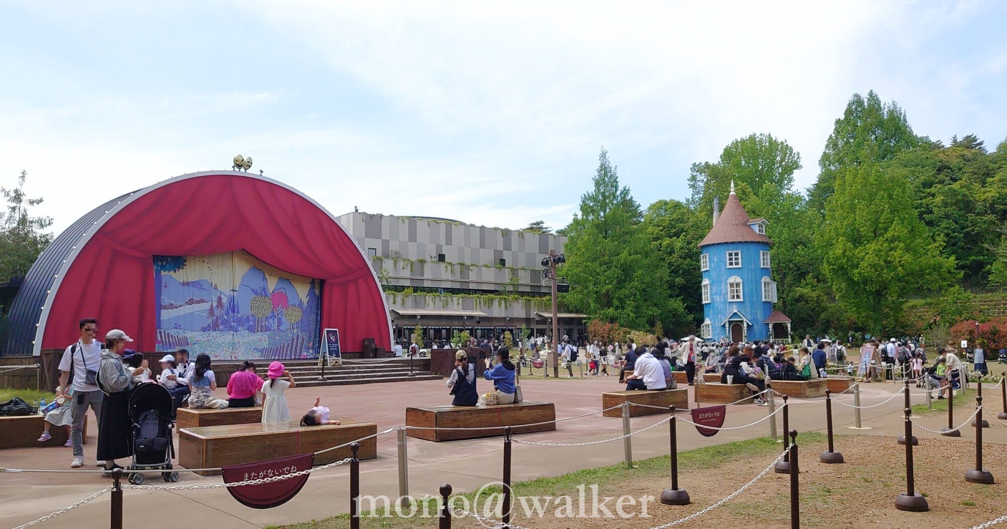 ムーミンバレーパーク・メッツァビレッジ テーマパーク 埼玉県飯能市 ムーミンパークゾーン 会場風景 ムーミン谷エリア
