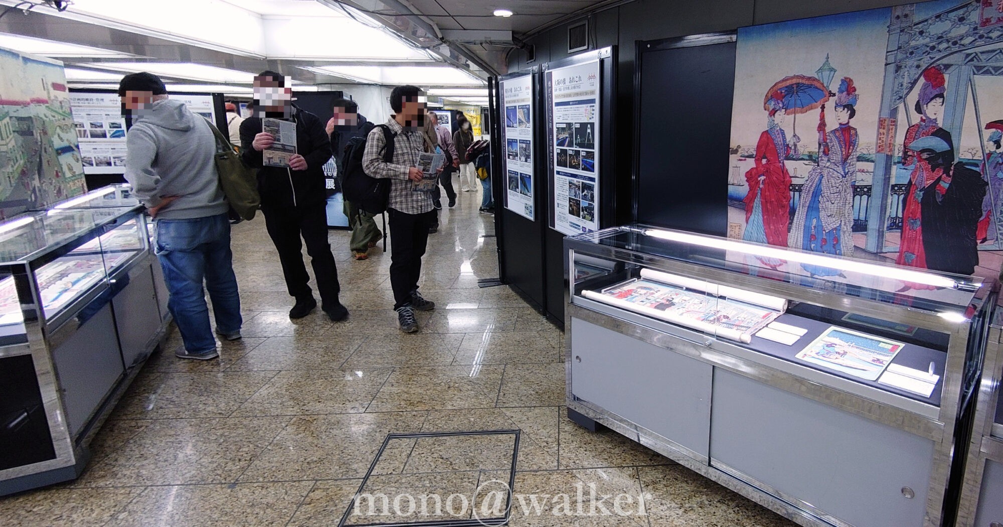 土木コレクション2024 土木学会 新宿駅西口広場イベントコーナー 東京都建設局 橋と土木展 土木の日 浮世絵に見る東京の橋 会場風景