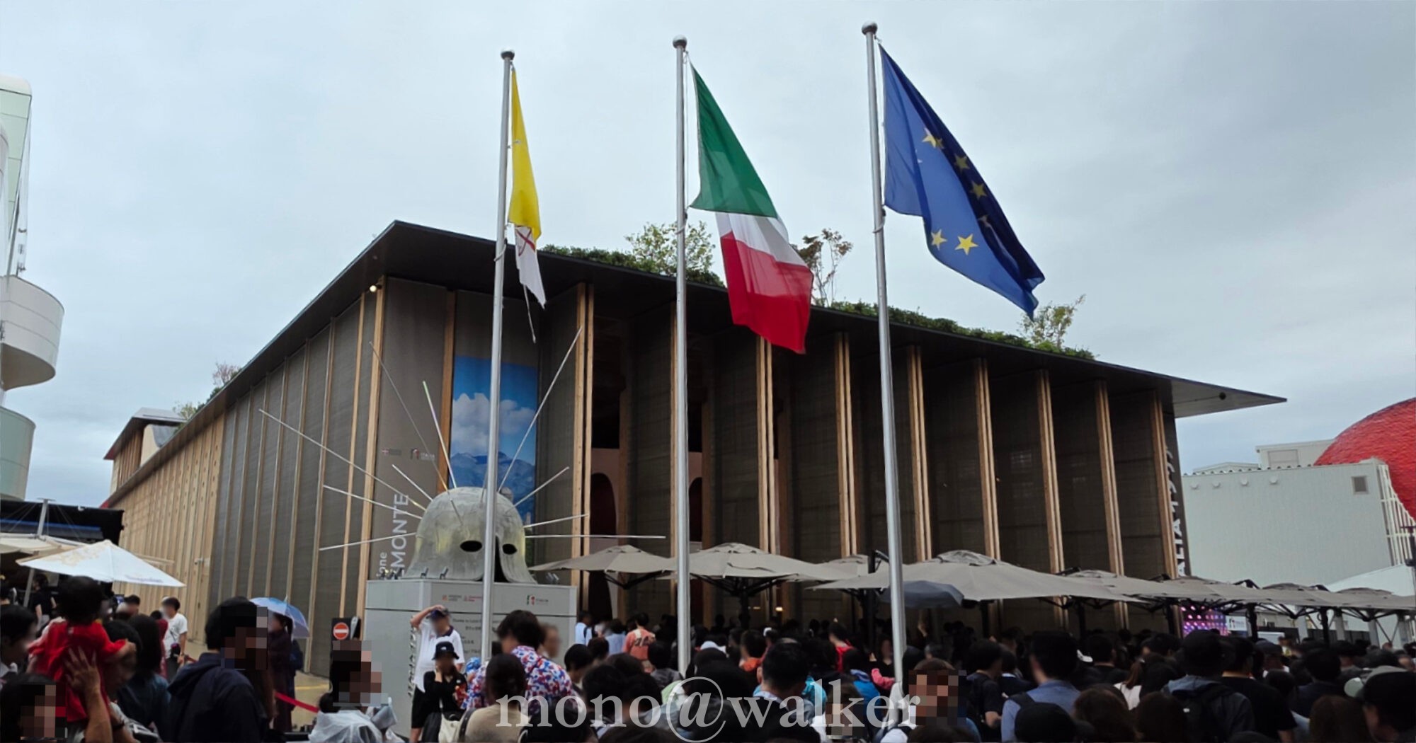 EXPO2025大阪・関西万博 夢洲 大屋根リング 会場 ミャクミャク パビリオン イタリア