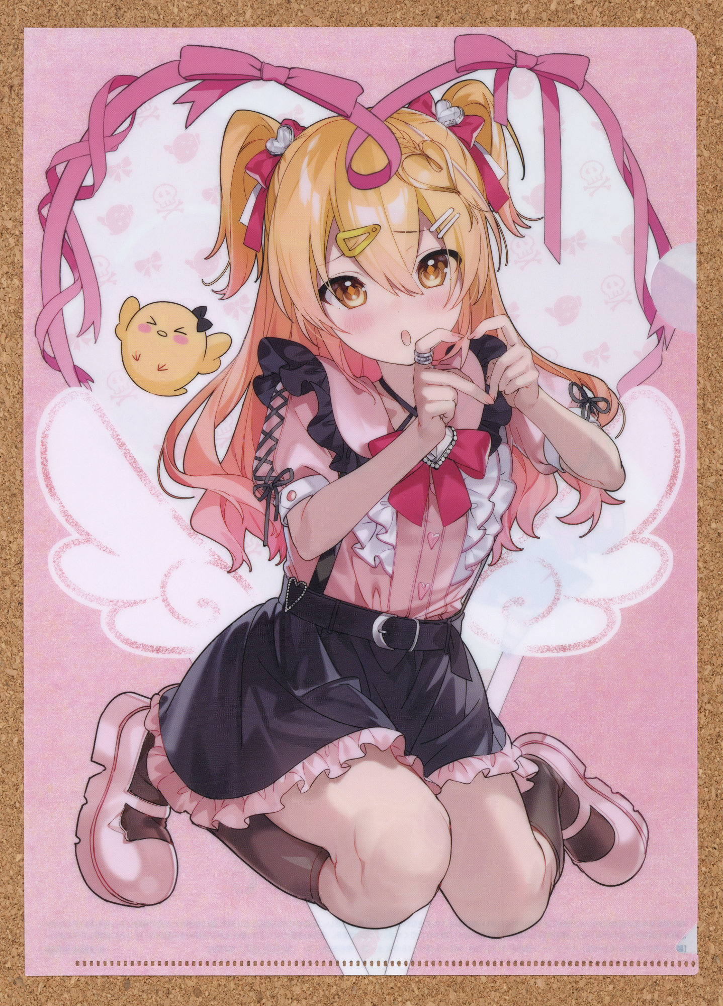 P丸様。youtuber vtuber ファミリーマート ファミマ クリアファイル イラスト メッセージ