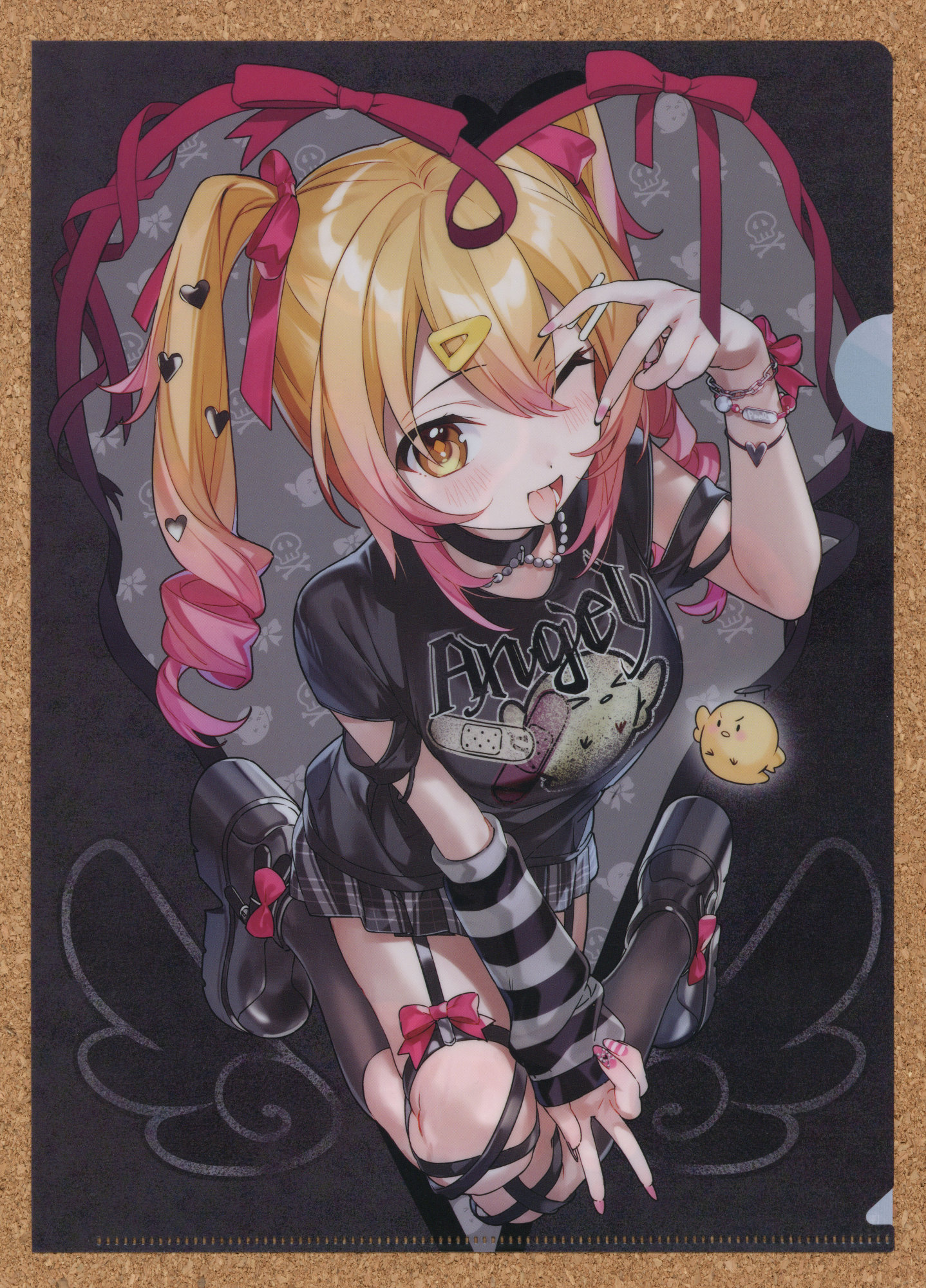 P丸様。youtuber vtuber ファミリーマート ファミマ クリアファイル イラスト メッセージ