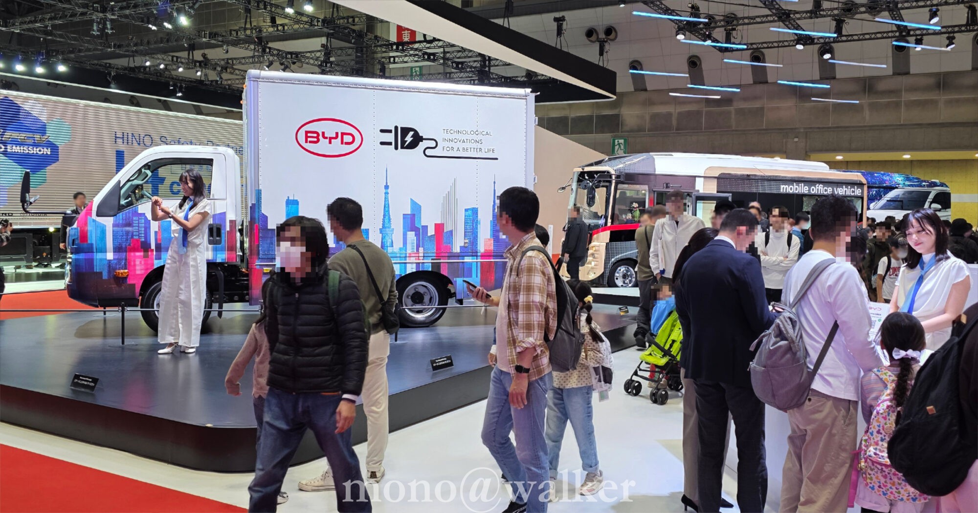 ジャパンモビリティショー2025 JMS2025 東京ビッグサイト 日本自動車工業会 電気自動車 コンセプトカー BYD T35 EVトラック